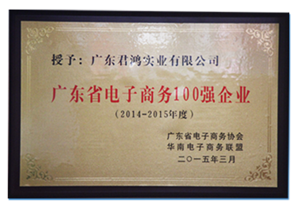 广东省电子商务100强企业